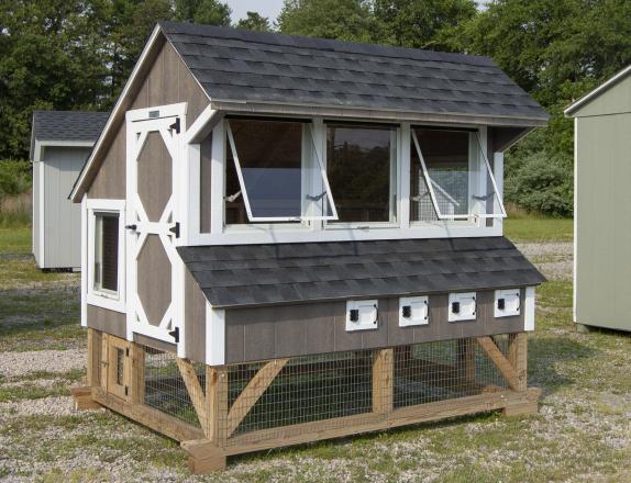 6x8 Chicken Condo available at Pine Creek Structures of Egg Harbor