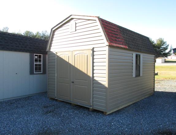 10X14 VINYL DUTCH BARN AT PINE CREEK STRUCTURES IN YORK, PA.