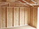 10x12 Economy Peak Storage Shed Interior